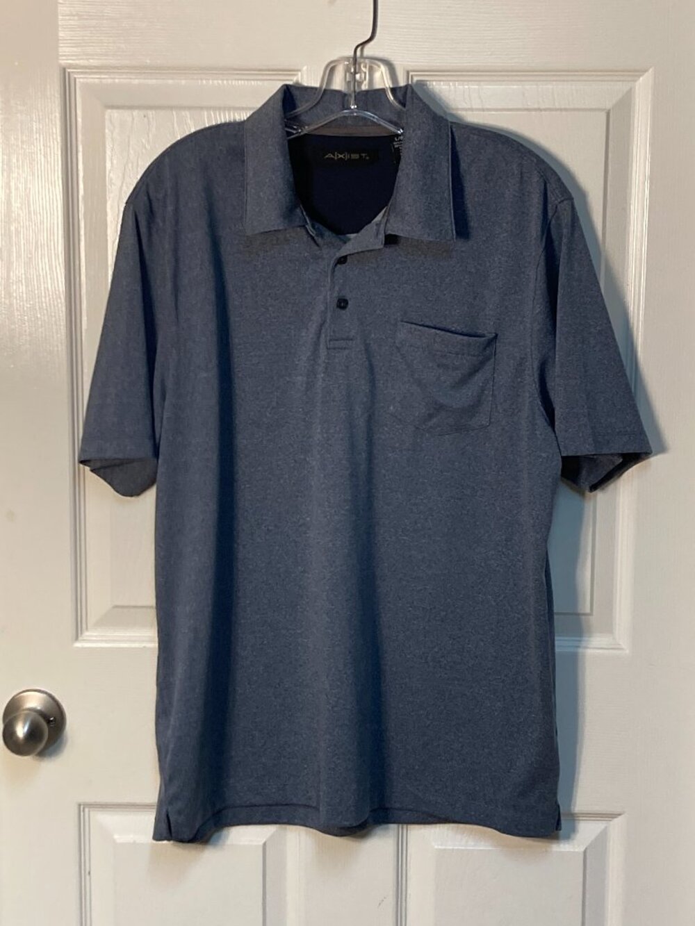 Axist men's polo blue size large men's